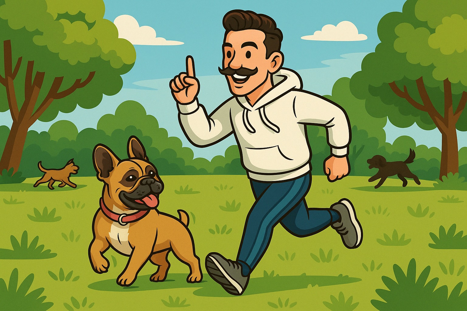 benny und leilani im training